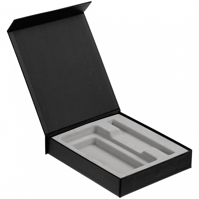 Коробка Rapture для аккумулятора 10000 мАч и ручки, черная с логотипом в Белгороде заказать по выгодной цене в кибермаркете AvroraStore