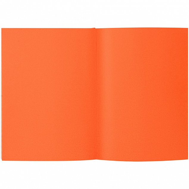 Ежедневник Flat, недатированный, оранжевый с логотипом в Белгороде заказать по выгодной цене в кибермаркете AvroraStore