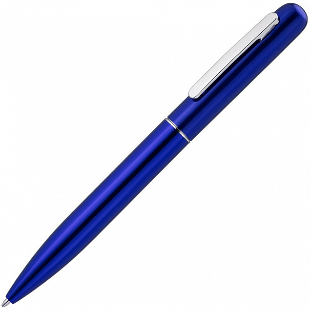 Ручка шариковая Scribo, синяя с логотипом в Белгороде заказать по выгодной цене в кибермаркете AvroraStore