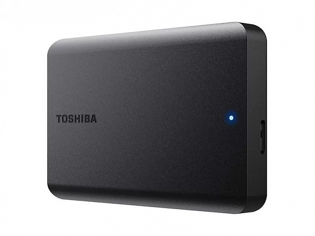 Внешний диск Toshiba Canvio, USB 3.0, 1Тб, черный с логотипом в Белгороде заказать по выгодной цене в кибермаркете AvroraStore