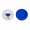 Наушники  "Своя волна" в футляре, синие/белые# с логотипом в Белгороде заказать по выгодной цене в кибермаркете AvroraStore