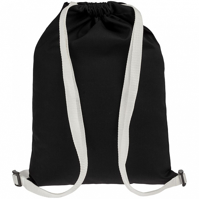 Рюкзак Nock, черный с белой стропой с логотипом в Белгороде заказать по выгодной цене в кибермаркете AvroraStore