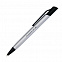 Шариковая ручка Grunge, серебряная с логотипом в Белгороде заказать по выгодной цене в кибермаркете AvroraStore