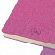 Бизнес-блокнот А5  "Provence", розовый , мягкая обложка, в клетку с логотипом в Белгороде заказать по выгодной цене в кибермаркете AvroraStore
