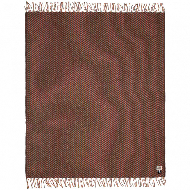 Плед Brera Testa Di Moro, коричневый с логотипом в Белгороде заказать по выгодной цене в кибермаркете AvroraStore