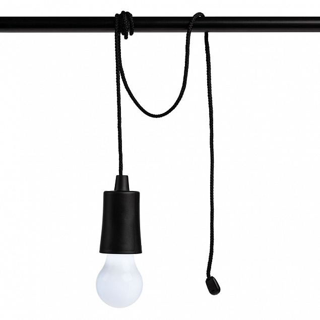Лампа портативная Lumin, черная с логотипом в Белгороде заказать по выгодной цене в кибермаркете AvroraStore
