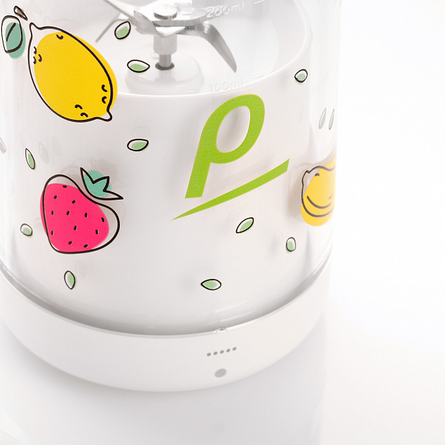 Блендер портативный Frutta, белый с логотипом в Белгороде заказать по выгодной цене в кибермаркете AvroraStore