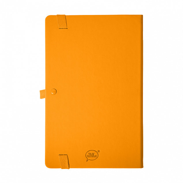 Бизнес-блокнот А5 FLIPPY, оранжевый, твердая обложка, в линейку с логотипом в Белгороде заказать по выгодной цене в кибермаркете AvroraStore