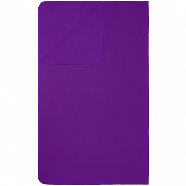 Дорожный плед Voyager, фиолетовый с логотипом в Белгороде заказать по выгодной цене в кибермаркете AvroraStore