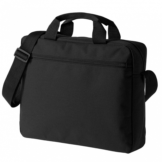 Конференц-сумка Member, черная с логотипом в Белгороде заказать по выгодной цене в кибермаркете AvroraStore