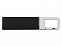 Флеш-карта USB 2.0 16 Gb с карабином Hook, черный/серебристый с логотипом в Белгороде заказать по выгодной цене в кибермаркете AvroraStore