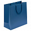 Пакет Porta, большой, синий с логотипом в Белгороде заказать по выгодной цене в кибермаркете AvroraStore