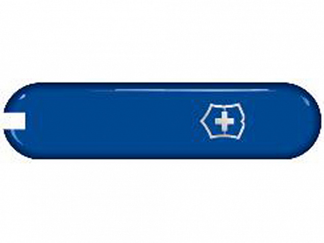 Передняя накладка VICTORINOX 58 мм, пластиковая, синяя с логотипом в Белгороде заказать по выгодной цене в кибермаркете AvroraStore