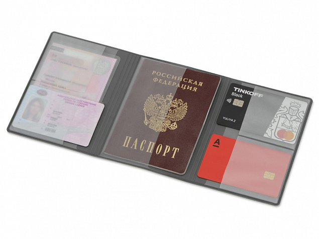 Обложка на магнитах для автодокументов и паспорта «Favor» с логотипом в Белгороде заказать по выгодной цене в кибермаркете AvroraStore