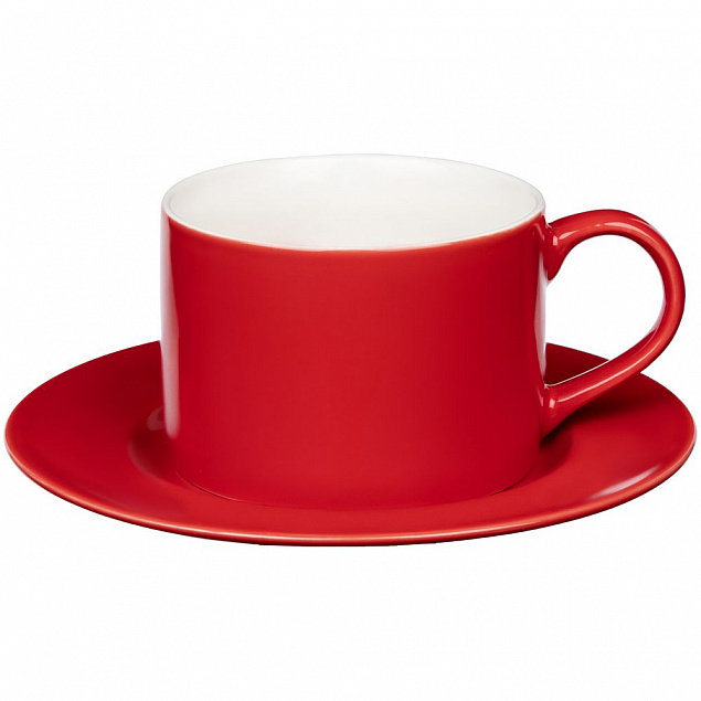 Набор для кофе Clio, красный с логотипом в Белгороде заказать по выгодной цене в кибермаркете AvroraStore