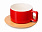 Чайная пара с бамбуковым блюдцем «Sheffield» с логотипом в Белгороде заказать по выгодной цене в кибермаркете AvroraStore