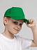 Бейсболка детская Standard Kids, зеленая с логотипом в Белгороде заказать по выгодной цене в кибермаркете AvroraStore