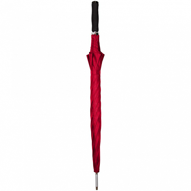 Зонт-трость Alu Golf AC, красный с логотипом в Белгороде заказать по выгодной цене в кибермаркете AvroraStore
