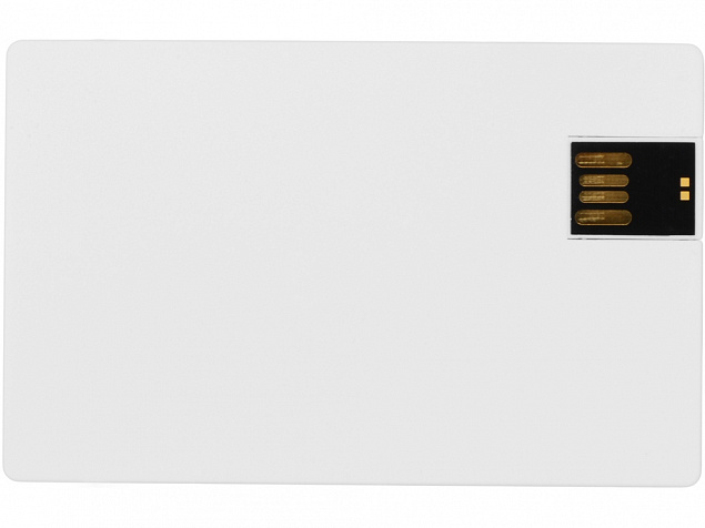USB-флешка на 16 Гб Card в виде пластиковой карты  с логотипом в Белгороде заказать по выгодной цене в кибермаркете AvroraStore