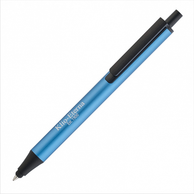 Ручка шариковая со стилусом FLUTE TOUCH, синий с логотипом в Белгороде заказать по выгодной цене в кибермаркете AvroraStore