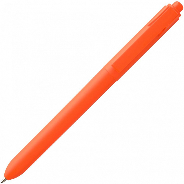 Ручка шариковая Hint, оранжевая с логотипом в Белгороде заказать по выгодной цене в кибермаркете AvroraStore