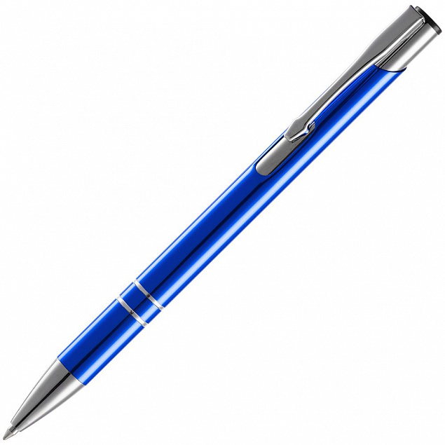 Ручка шариковая Keskus, ярко-синяя с логотипом в Белгороде заказать по выгодной цене в кибермаркете AvroraStore