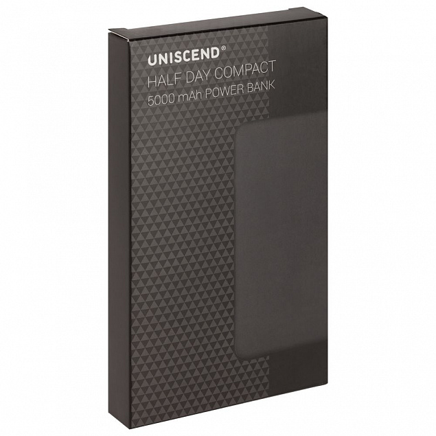 Внешний аккумулятор Uniscend Half Day Compact 5000 мAч, белый с логотипом в Белгороде заказать по выгодной цене в кибермаркете AvroraStore