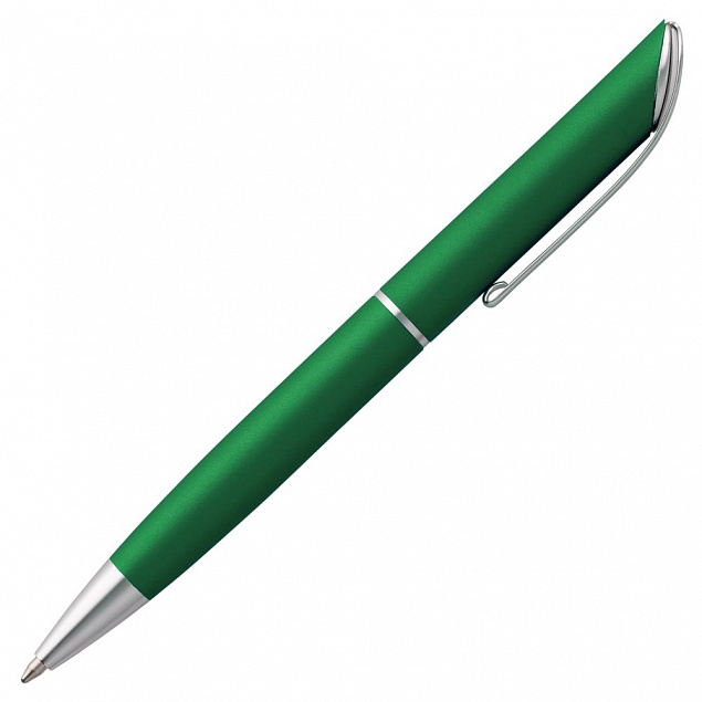 Ручка шариковая Glide, зеленая с логотипом в Белгороде заказать по выгодной цене в кибермаркете AvroraStore