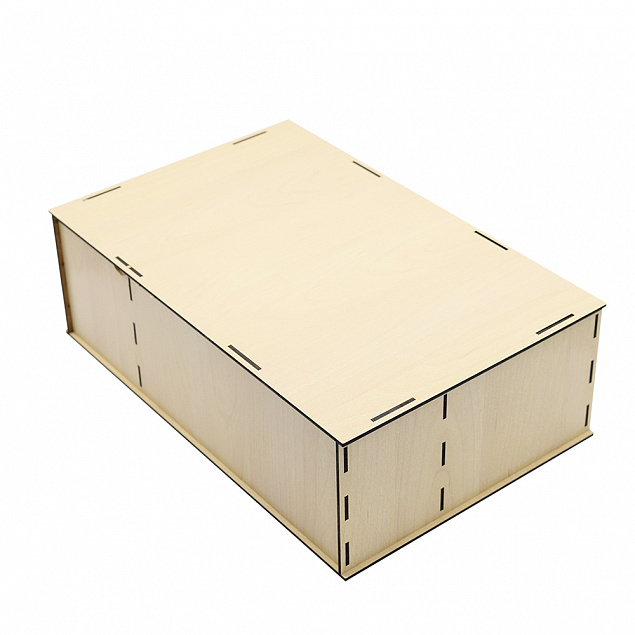Подарочная коробка ламинированная из HDF 36,3*23,4*12,5 см ( 3 отделения)  с логотипом в Белгороде заказать по выгодной цене в кибермаркете AvroraStore