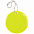 Светоотражатель Spare Care, круг, желтый неон с логотипом в Белгороде заказать по выгодной цене в кибермаркете AvroraStore