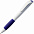 Ручка шариковая Grip, белая с синим с логотипом в Белгороде заказать по выгодной цене в кибермаркете AvroraStore