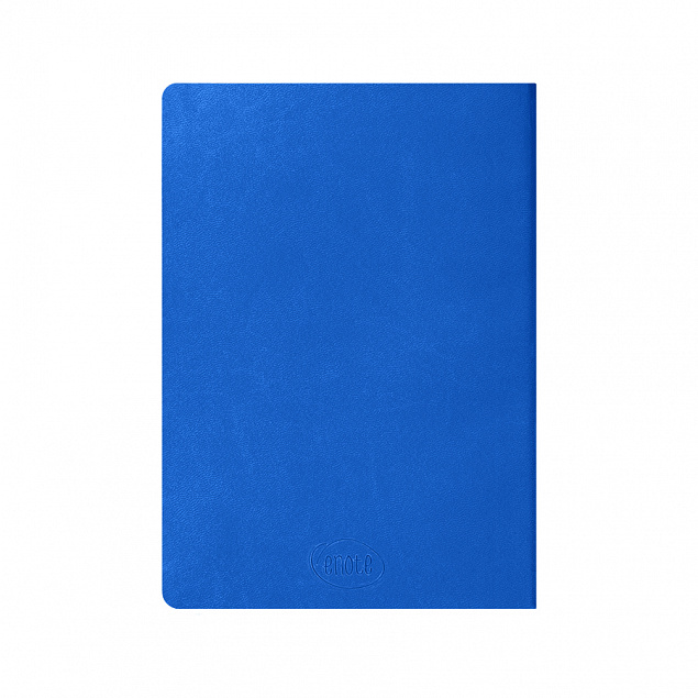 Ежедневник недатированный Tony, А5, глубокий синий, кремовый блок в клетку с логотипом в Белгороде заказать по выгодной цене в кибермаркете AvroraStore