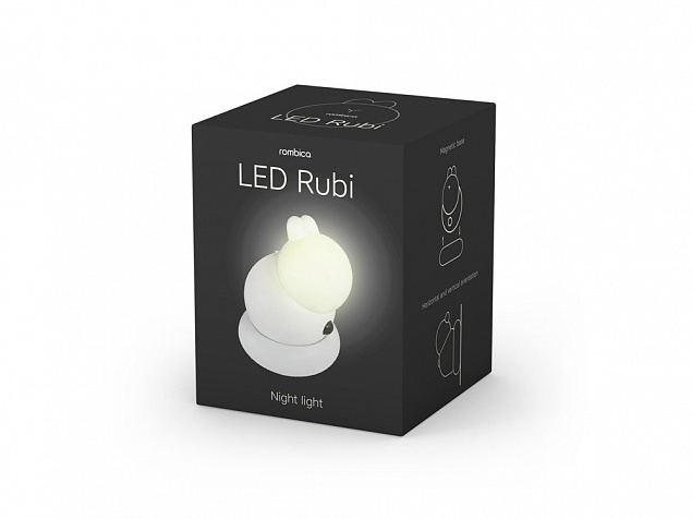 Ночник «LED Rubi» с логотипом в Белгороде заказать по выгодной цене в кибермаркете AvroraStore