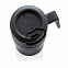 Термокружка с ручкой Coffee-to-go, черный с логотипом в Белгороде заказать по выгодной цене в кибермаркете AvroraStore