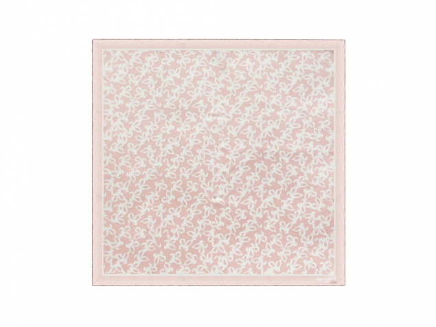 Шелковый платок Hirondelle Light Pink с логотипом в Белгороде заказать по выгодной цене в кибермаркете AvroraStore