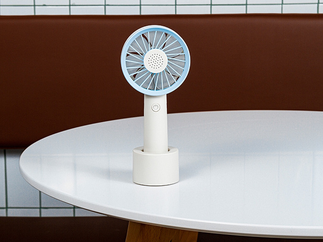 Портативный вентилятор Rombica FLOW Handy Fan I White с логотипом в Белгороде заказать по выгодной цене в кибермаркете AvroraStore