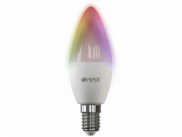 Умная лампочка HIPER IoT C1 RGB с логотипом в Белгороде заказать по выгодной цене в кибермаркете AvroraStore