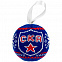 Шарик новогодний «СКА», синий с логотипом в Белгороде заказать по выгодной цене в кибермаркете AvroraStore