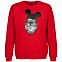 Толстовка Monkey Mouse, красная с логотипом в Белгороде заказать по выгодной цене в кибермаркете AvroraStore