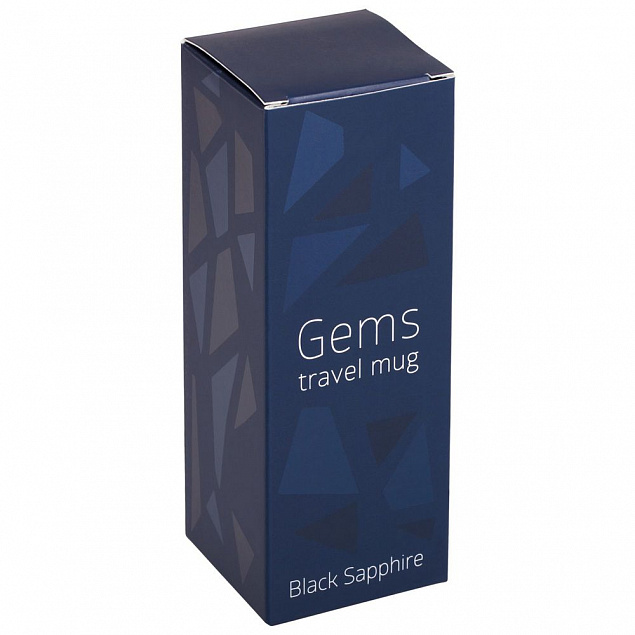 Термостакан Gems Black Sapphire, черный сапфир с логотипом в Белгороде заказать по выгодной цене в кибермаркете AvroraStore