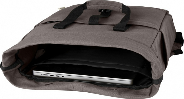 Рюкзак для 15-дюймового ноутбука Joey со сворачивающимся верхом с логотипом в Белгороде заказать по выгодной цене в кибермаркете AvroraStore