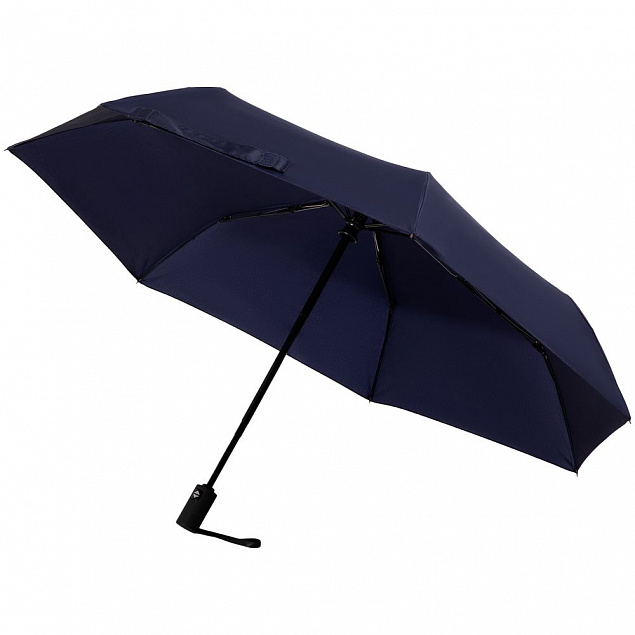 Зонт складной Trend Magic AOC, темно-синий с логотипом в Белгороде заказать по выгодной цене в кибермаркете AvroraStore