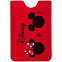 Чехол для карточки «Минни и Микки», красный с логотипом в Белгороде заказать по выгодной цене в кибермаркете AvroraStore