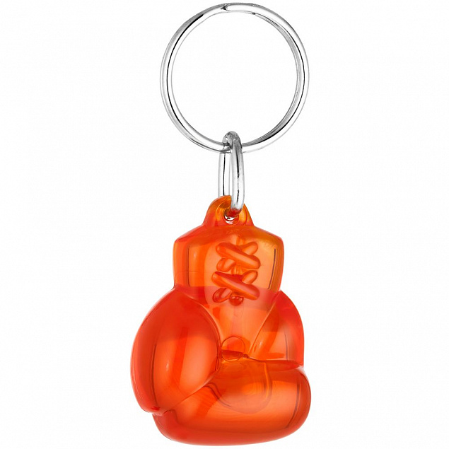 Брелок Fight, оранжевый, прозрачный с логотипом в Белгороде заказать по выгодной цене в кибермаркете AvroraStore