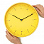Часы настенные Cleo, желтые с логотипом в Белгороде заказать по выгодной цене в кибермаркете AvroraStore