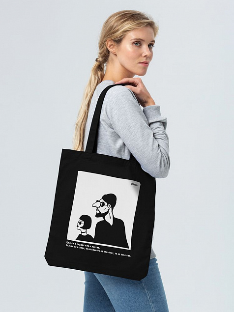 Холщовая сумка «Леон» с логотипом в Белгороде заказать по выгодной цене в кибермаркете AvroraStore