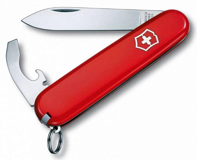 Армейский нож Bantam 84, красный с логотипом в Белгороде заказать по выгодной цене в кибермаркете AvroraStore
