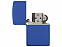 Зажигалка ZIPPO Classic с покрытием Royal Blue Matte с логотипом в Белгороде заказать по выгодной цене в кибермаркете AvroraStore