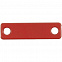 Шильдик металлический Alfa Liten, красный с логотипом в Белгороде заказать по выгодной цене в кибермаркете AvroraStore