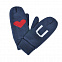 Варежки "LOVE YOU" с теплой подкладкой с логотипом в Белгороде заказать по выгодной цене в кибермаркете AvroraStore